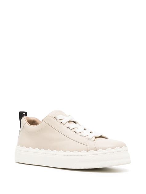 sneakers chloe|chloe scalloped sneakers.